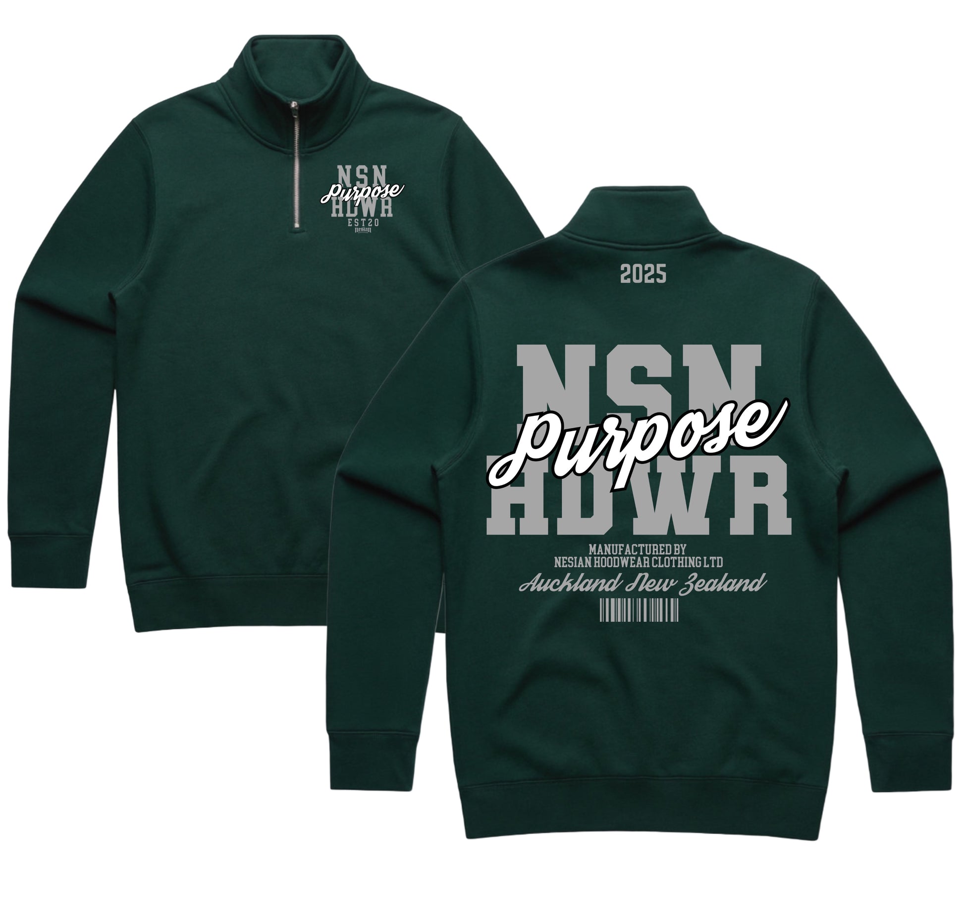 Nesian Purpose Half Zip